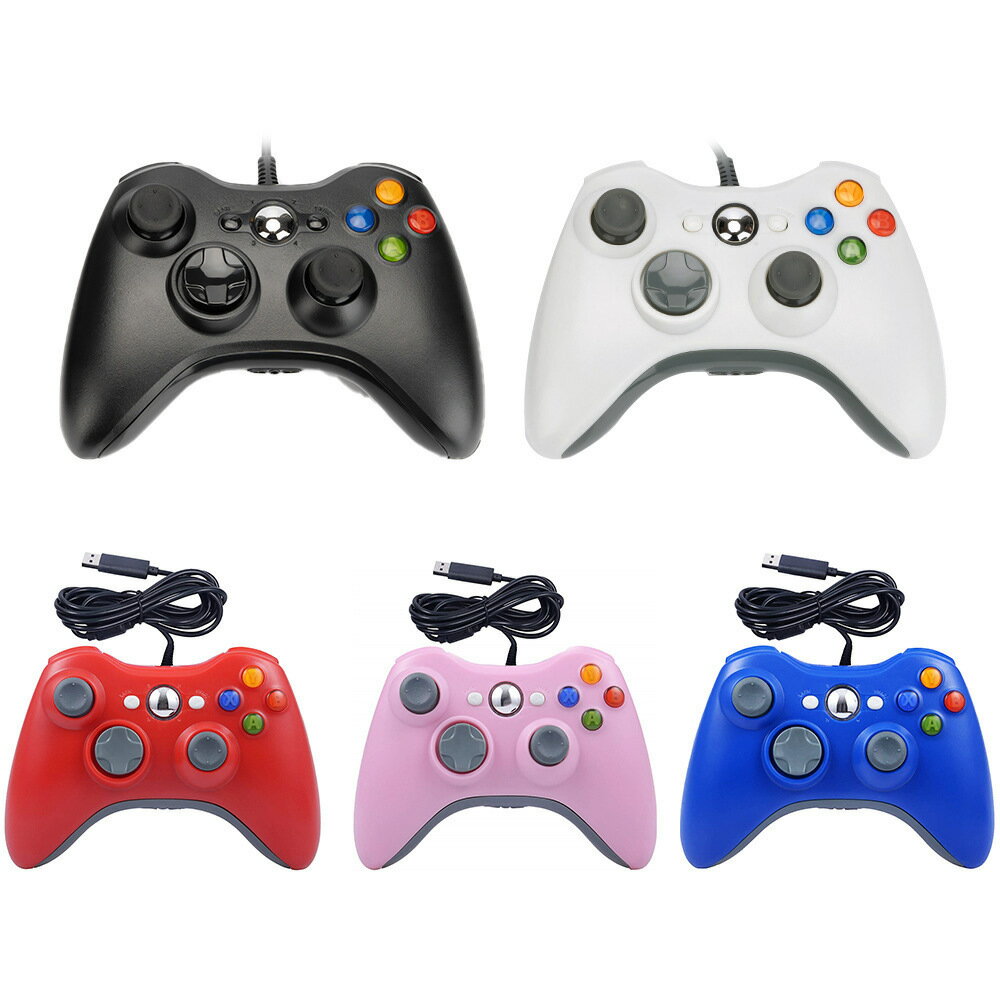 工廠直銷XBOX360遊戲手柄有線電腦steam多功能免驅動震動遊戲手柄【北歐家居生活】