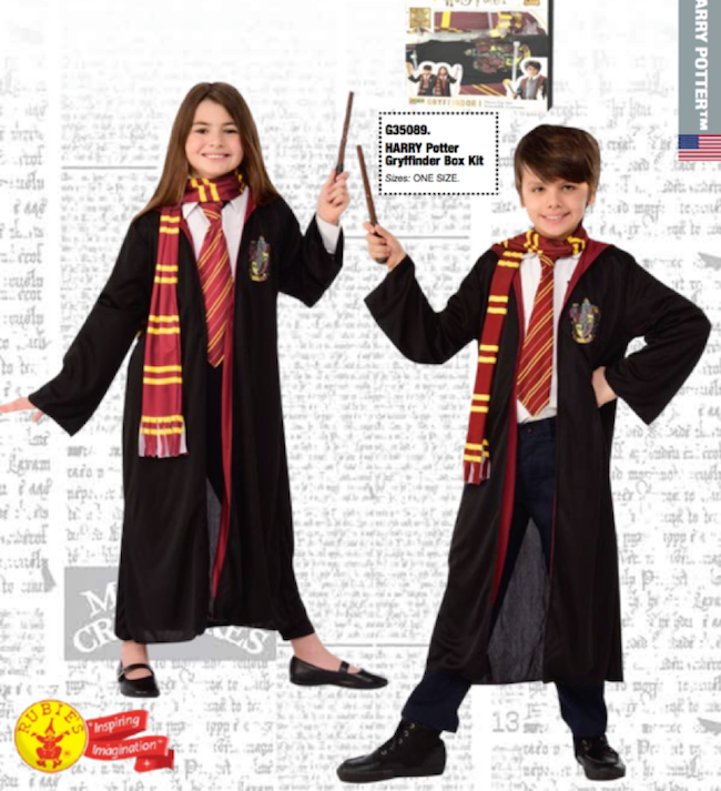 HALLOWEEN 萬聖節派對服飾 Harry Potter 哈利波特－葛來分多學院組合