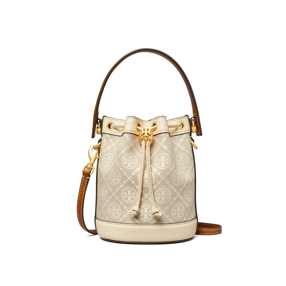 精選★TORYBURCHTMONOGRAM提花迷你單肩斜跨手提水桶包80534   (預購)~【夏日美包★菲尼斯 國際精品↘3折起】 2