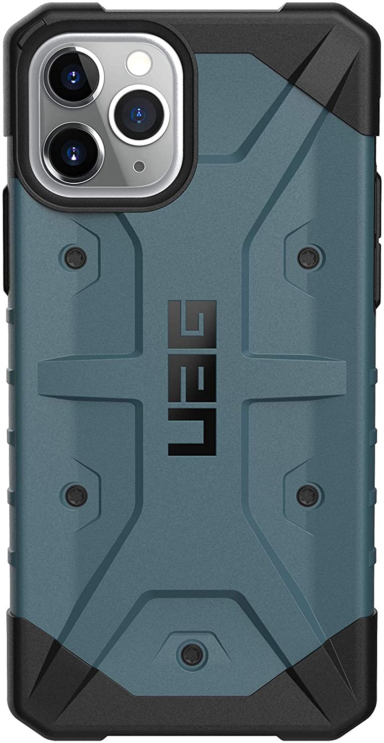 【美國代購】UAG Phone 11 Pro設計（5.8英寸螢幕）Monarch Feather-Light Rugged 軍事跌落測試 手機殼 藍灰色