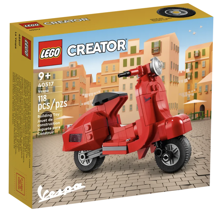 【LETGO】現貨樂高正版 LEGO CREATOT 創意系列 40517 Vespa 偉士牌 摩托車 機車