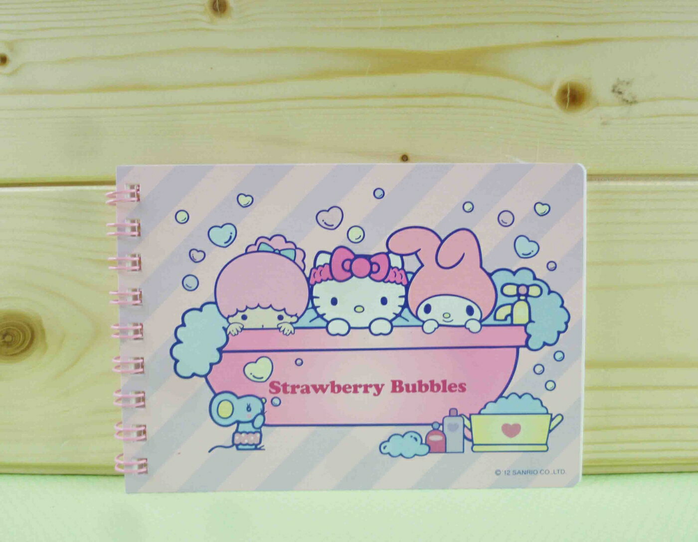 【震撼精品百貨】Hello Kitty 凱蒂貓 筆記本-洗澡 震撼日式精品百貨