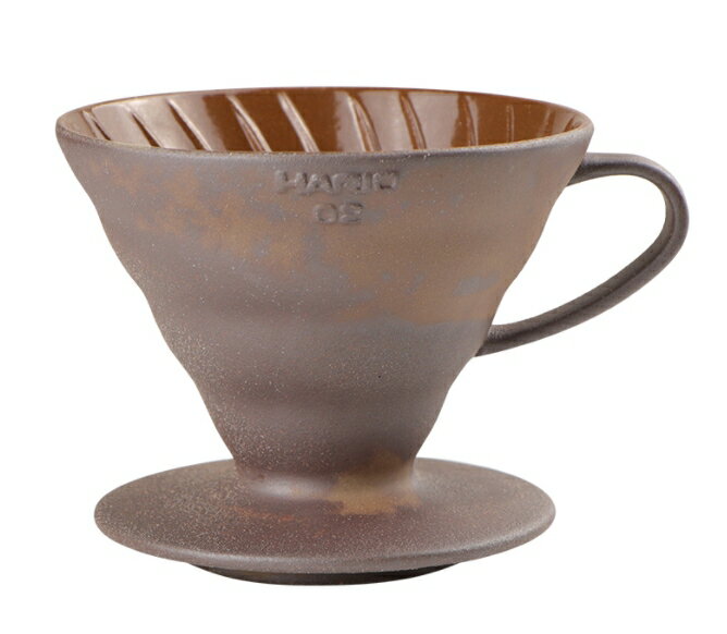 金時代書香咖啡 HARIO V60 老巖泥濾杯 1-4人份 VDCR-02-BR(下單前需詢問商品是否有貨LINE@ID:@kto2932e)