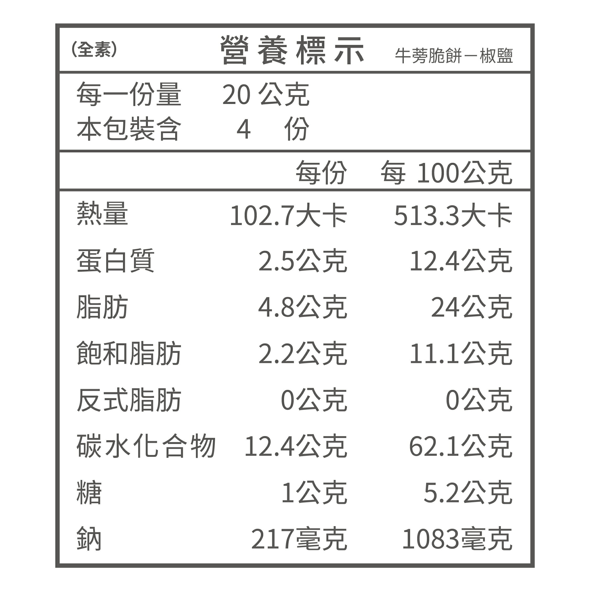 【佳里區農會】牛蒡脆餅(80g/包) 6
