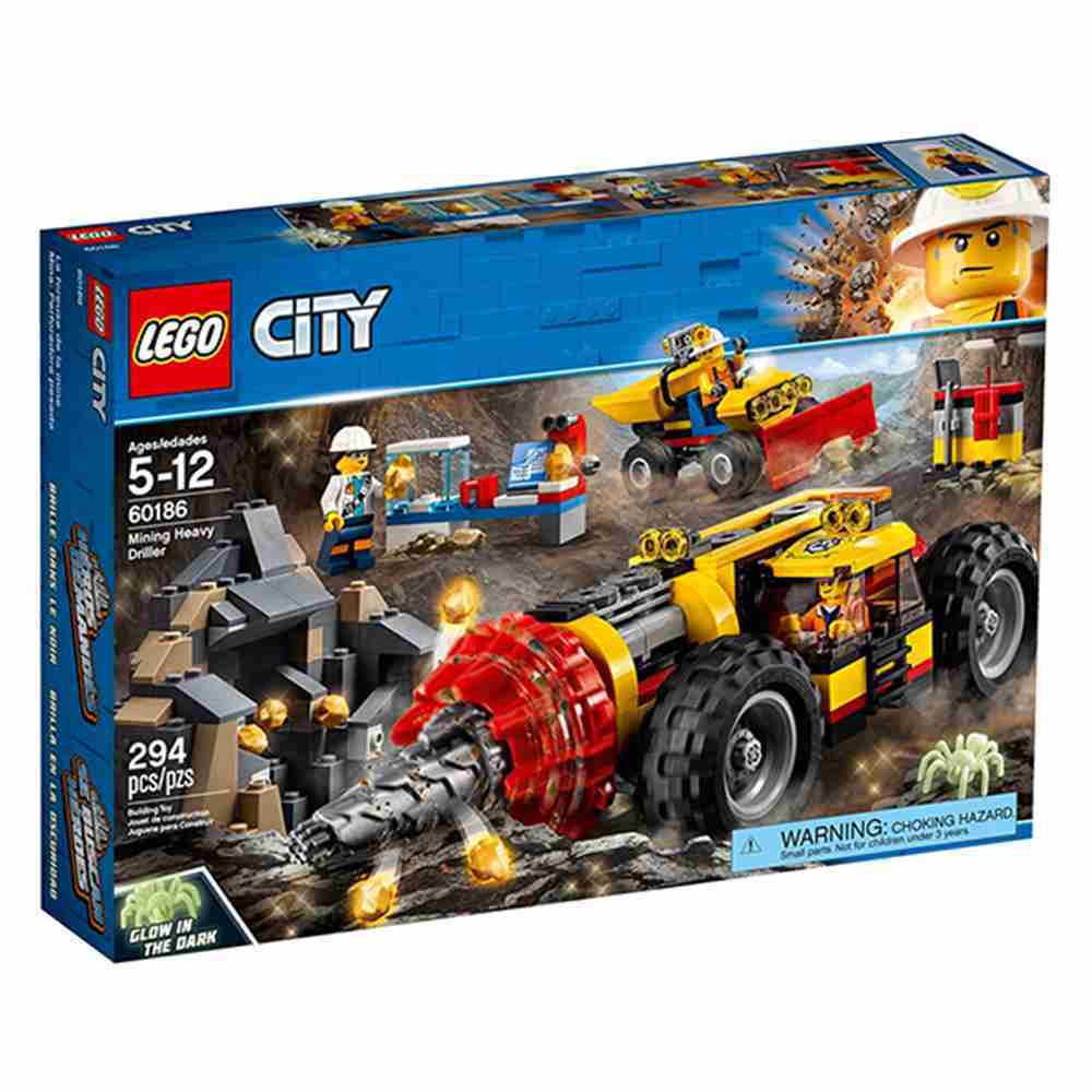 LEGO 樂高 CITY 城市系列 採礦重型鑽孔機 60186