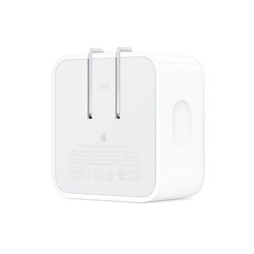 Apple 35W 雙 USB-C 埠小型電源轉接器 MW2H3TA/A【愛買】 4