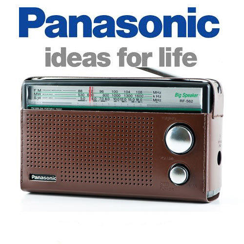 國際 Panasonic 復古式 三波段便攜式收音機(RF-562D)
