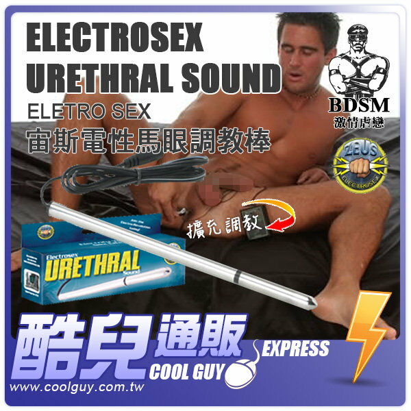 美國 ZEUS ELETROSEX 宙斯電性馬眼調教棒 Electrosex Urethral Sound 美國原裝進口 Powerbox 專屬配件