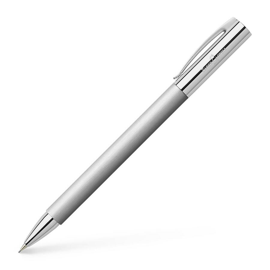 FABER-CASTELL 輝柏 成吉思汗 AMBITION系列 銀絲不銹鋼筆桿 0.7mm 鉛筆 /支 138152