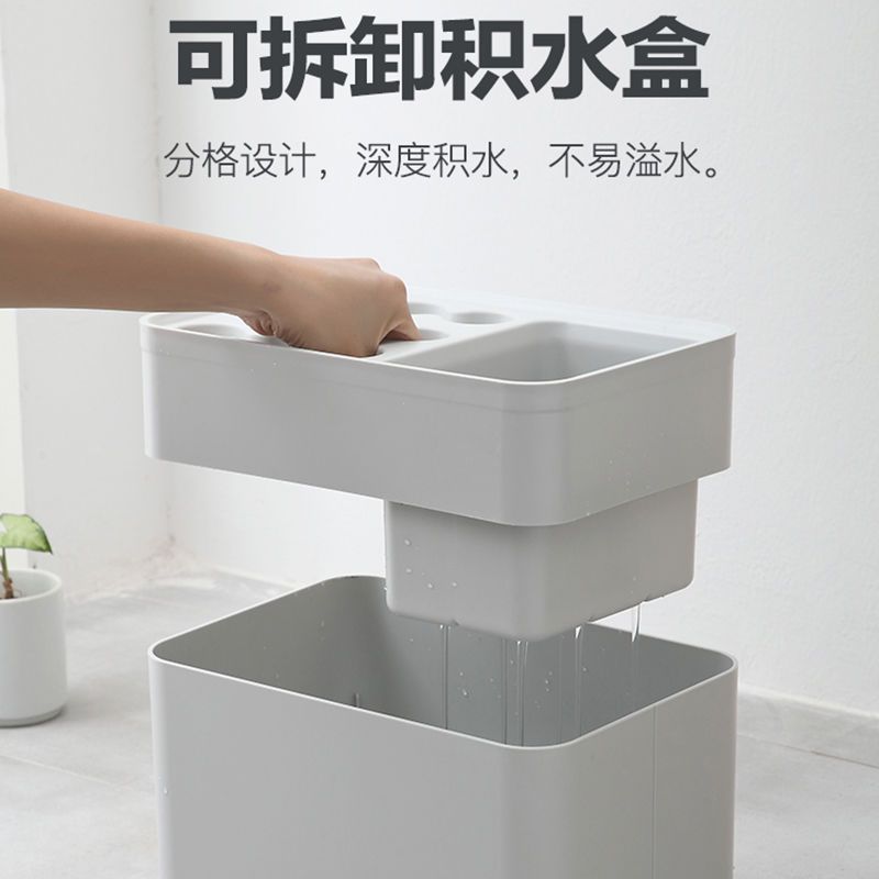 雨傘收納架落地式門後簡約家用入戶門結實加厚現代放雨傘架置物架-快速出貨