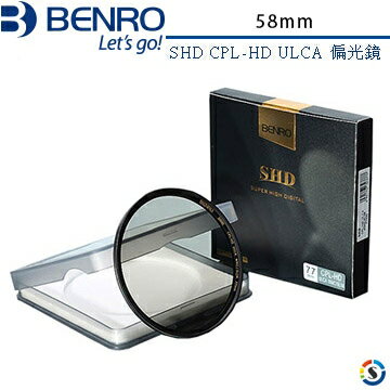BENRO百諾 SHD CPL-HD ULCA WMC/SLIM 偏光鏡 58mm