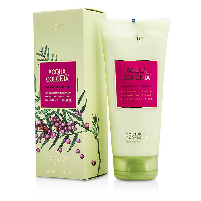 4711 科隆之水 紅胡椒&葡萄柚保濕身體乳液Acqua Colonia Pink Pepper & Grapefruit Moisturizing Body Lotion  200ml/6.8oz