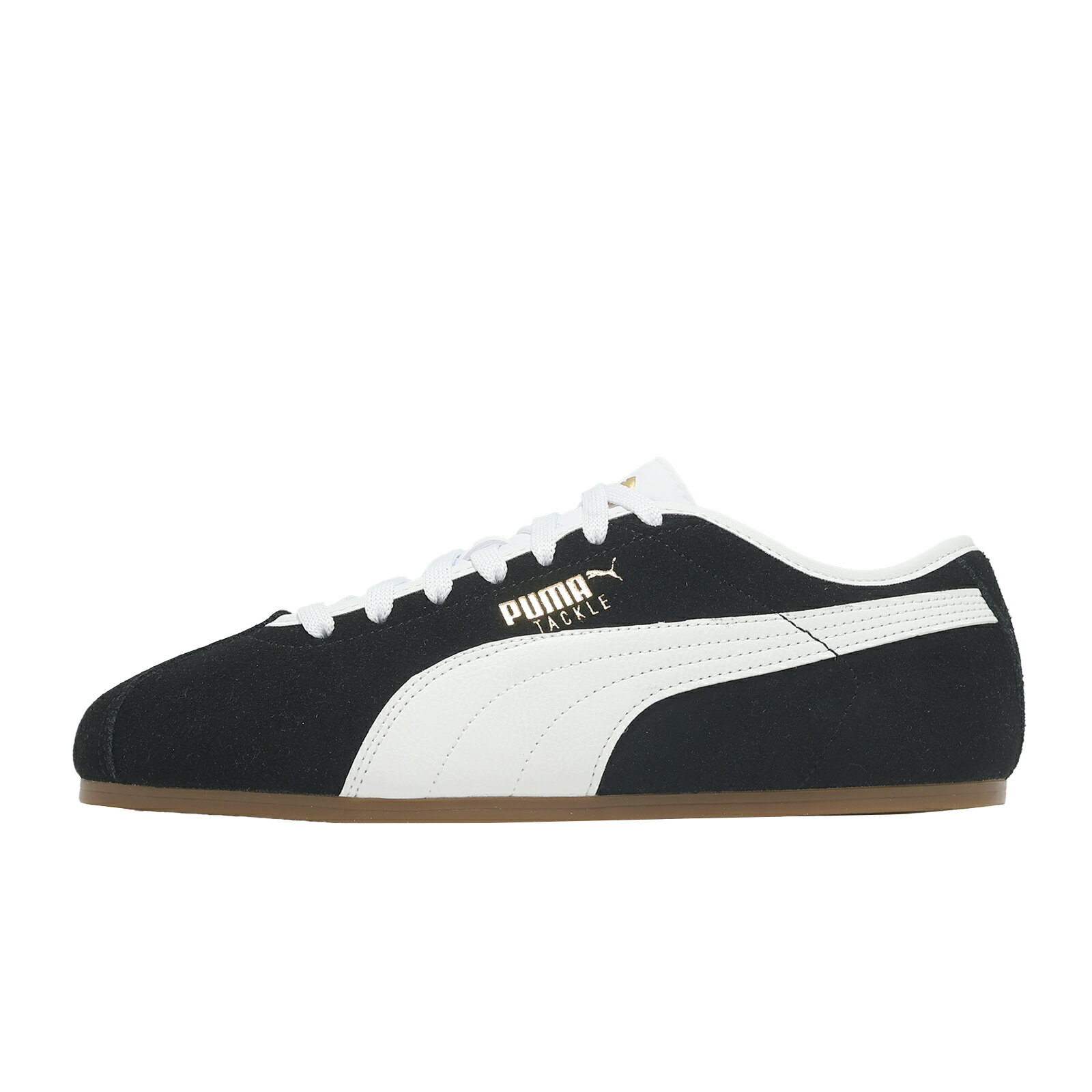 Puma 休閒鞋 Tackle 男鞋 女鞋 黑 麂皮 復古 薄底 膠底 404456-01