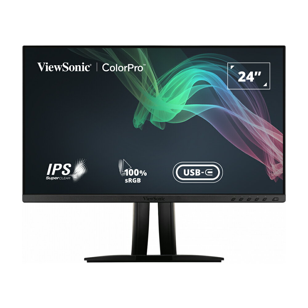 【CUBE卡最高10%回饋】ViewSonic VP2456 24吋 FHD 專業廣色域螢幕