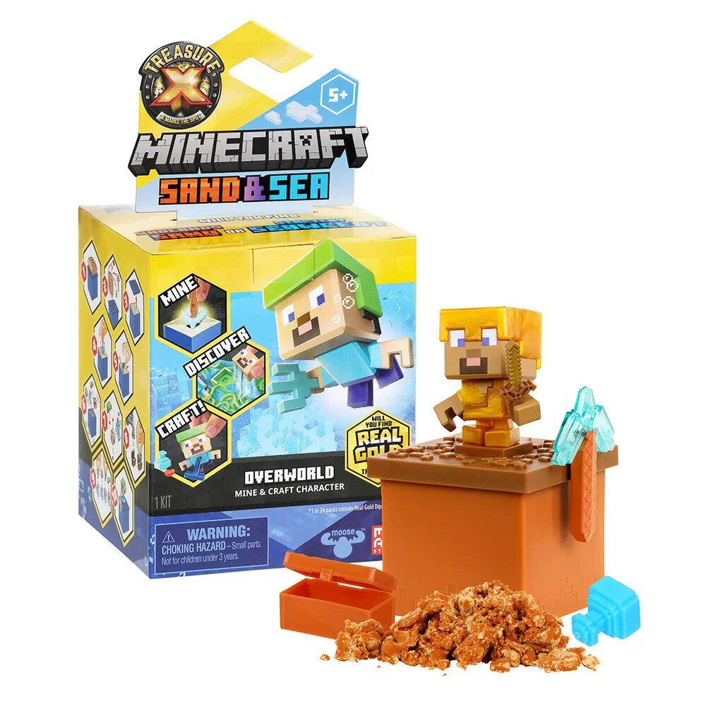 Treasure X Minecraft 沙與海 單入組 隨機出貨 東喬精品百貨