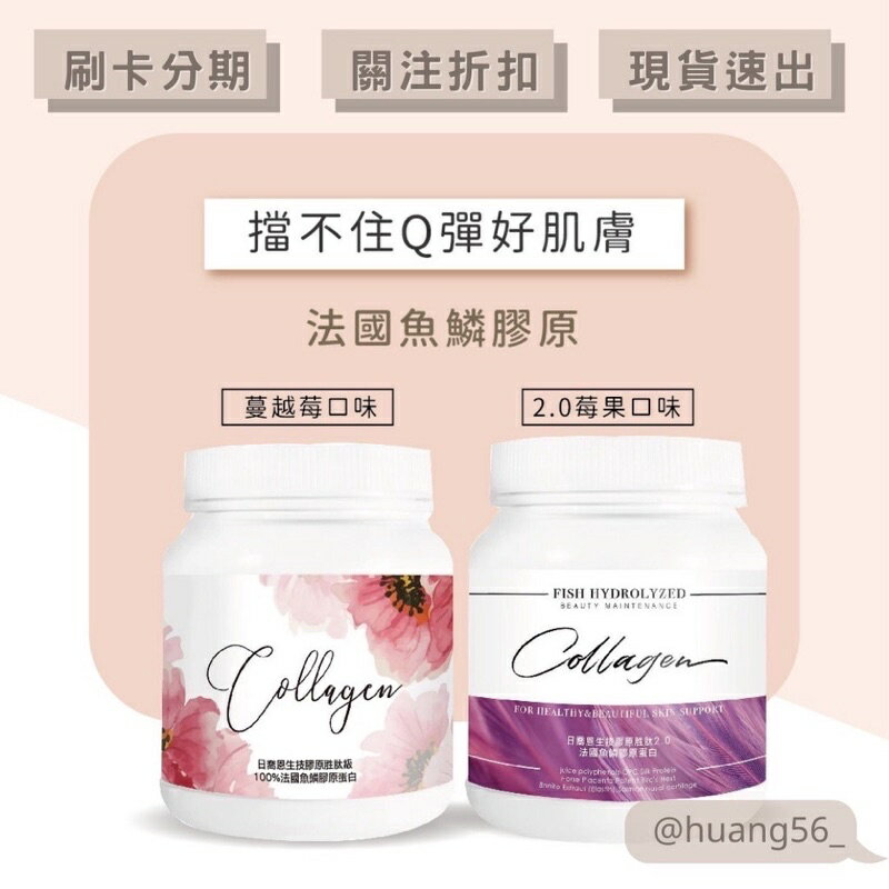 Collagen法國魚鱗膠原蛋白 蔓越莓 莓果口味 可可膠原蛋白