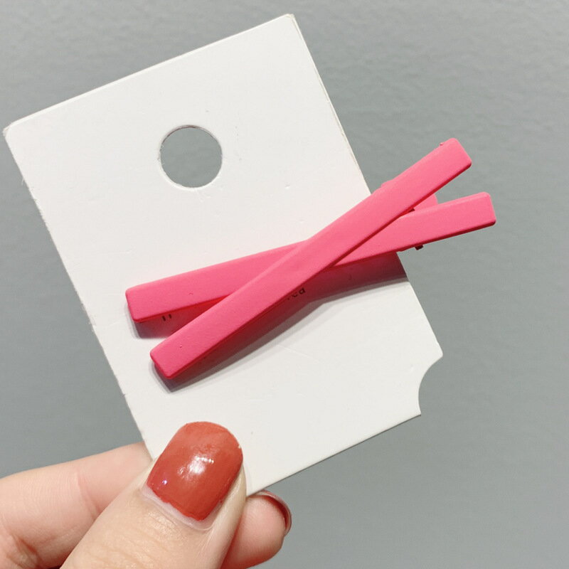 【台灣現貨】時尚配件 髮飾 髮夾 鯊魚夾 大嘴夾 邊夾  交叉劉海夾一字夾髮卡甜美少女心邊夾糖果色一字夾劉海夾側邊頭飾 0