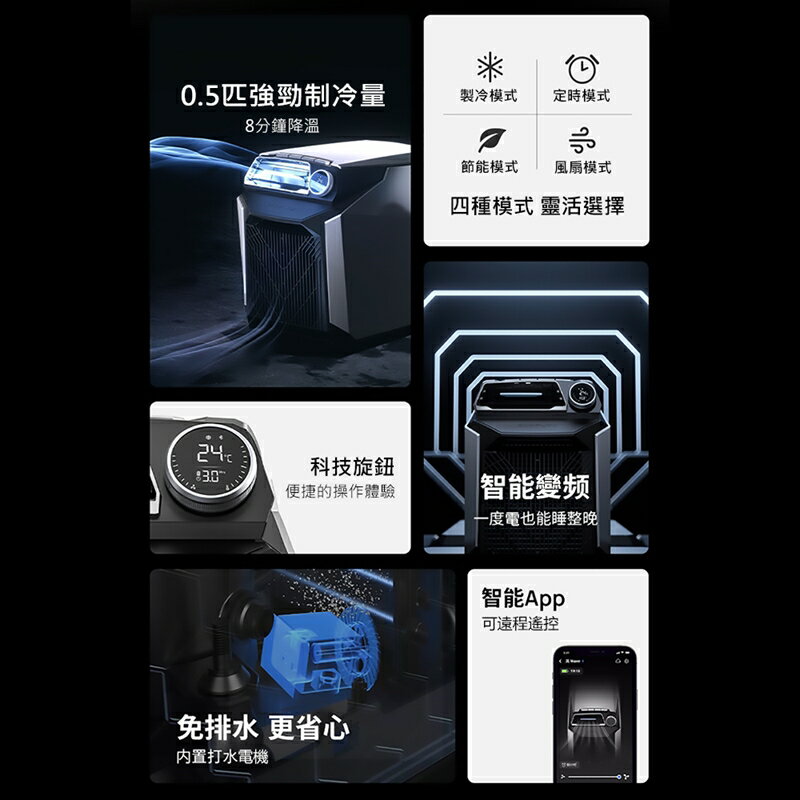 【預購】EcoFlow Wave 正浩 戶外移動空調EFH200【APP享6%回饋】 2