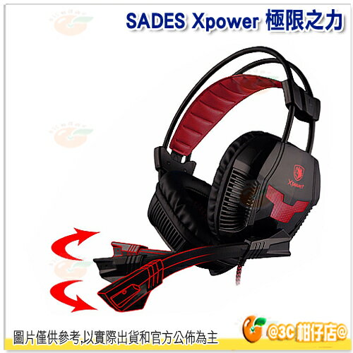 賽德斯 SADES Xpower 極限之力 SA-706 公司貨 電競耳麥 XBOX PS4 耳罩式 耳機麥克風