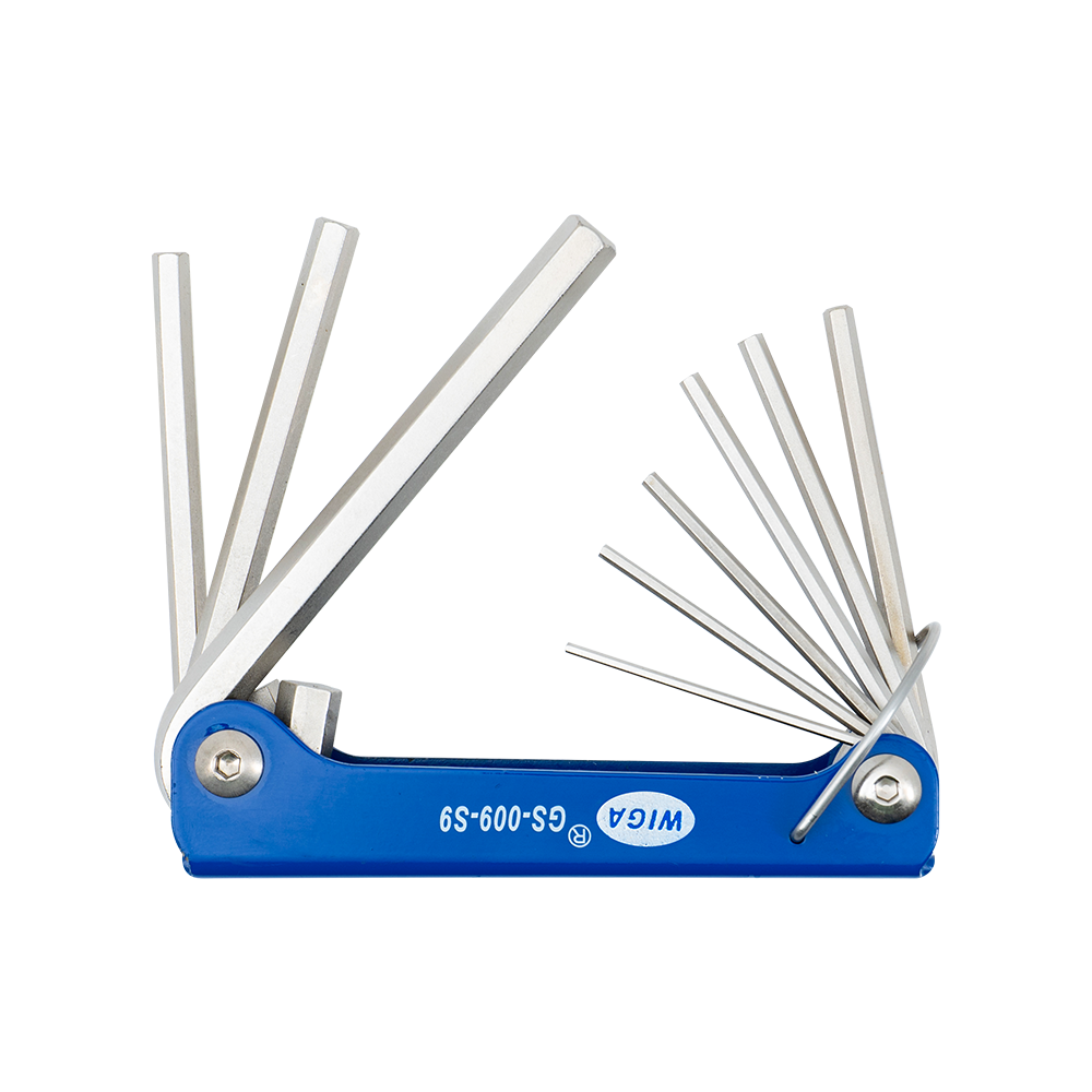 WIGA 威力鋼GS-009 折疊式六角扳手組(1.5MM~8MM) | 威力鋼工具