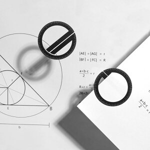 書籤 設計師禮物系列 數學家的書簽太空鋁金屬 非凡小鋪