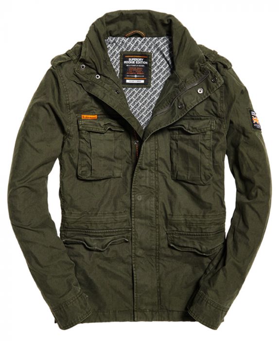 跩狗嚴選 正品 極度乾燥 Superdry Rookie 經典 M65 復古 軍裝夾克 外套 純棉 深軍綠 6+1口袋