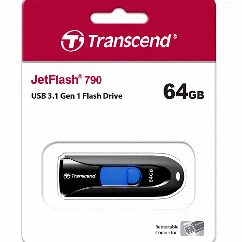 創見 64G Transcend JF790 64GB JetFlash790 USB3.1 隨身碟-富廉網