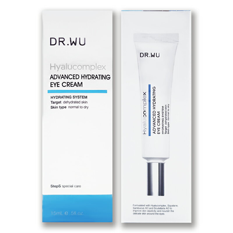 【DR.WU】玻尿酸保濕修復眼霜(15ml/瓶)【uone】玻尿酸 保濕 修復 眼霜