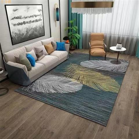 【無鎖邊】ins風北歐地毯客廳茶幾毯現代簡約地墊臥室房間滿鋪床邊毯
