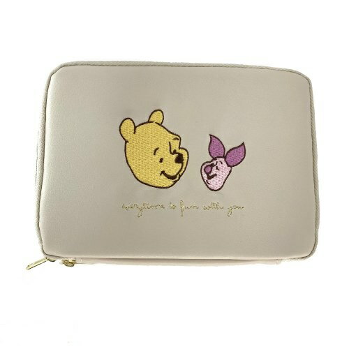 【震撼精品百貨】Winnie the Pooh 小熊維尼~日本DISNEY迪士尼小熊維尼皮革化妝包 收納包*63358