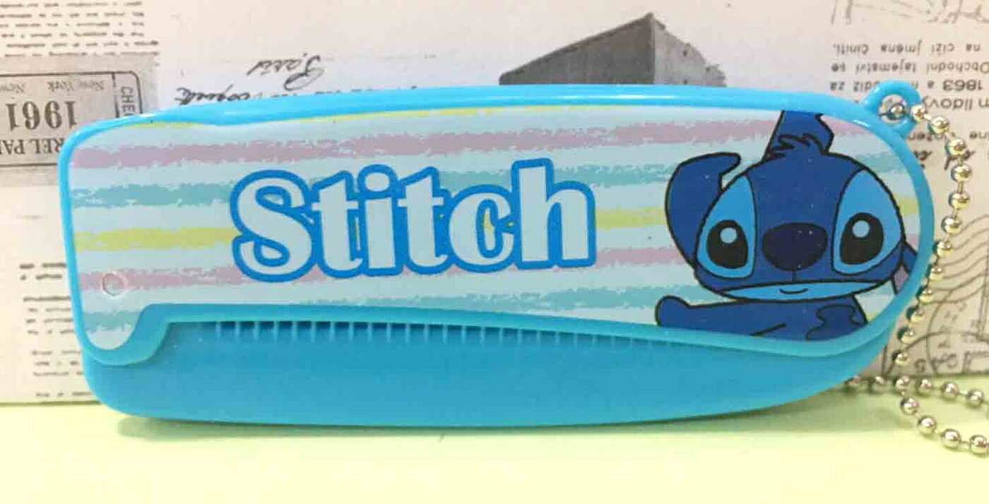 【震撼精品百貨】Stitch 星際寶貝史迪奇 折梳-臉*21406 震撼日式精品百貨