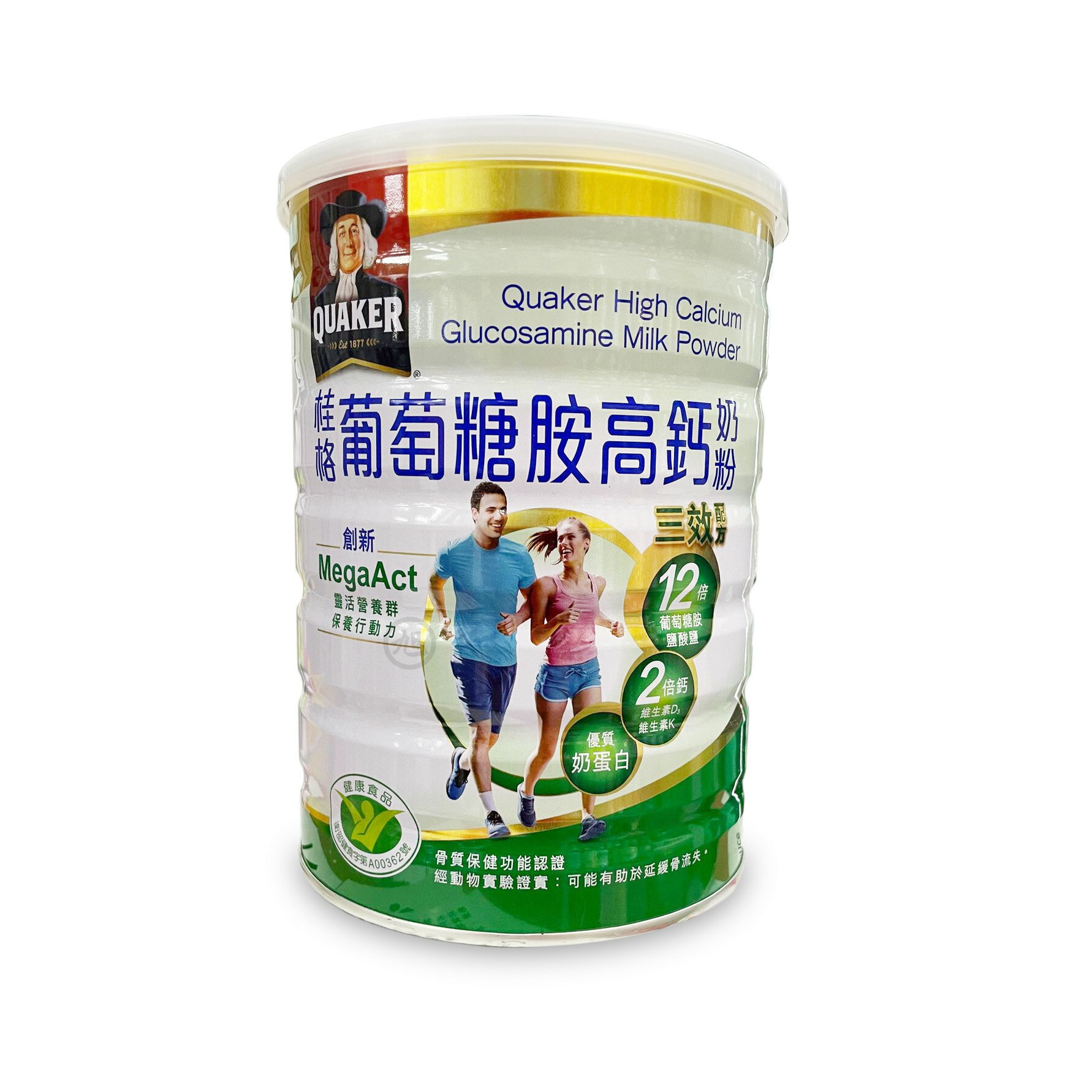 桂格 葡萄糖胺奶粉 750g/罐(運送過程中難免凹罐，售出後不退換) *健人館*