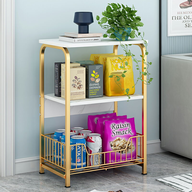 置物架落地鐵藝浴室角架臥室客廳書架多層廚房收納儲物架花架層架 4