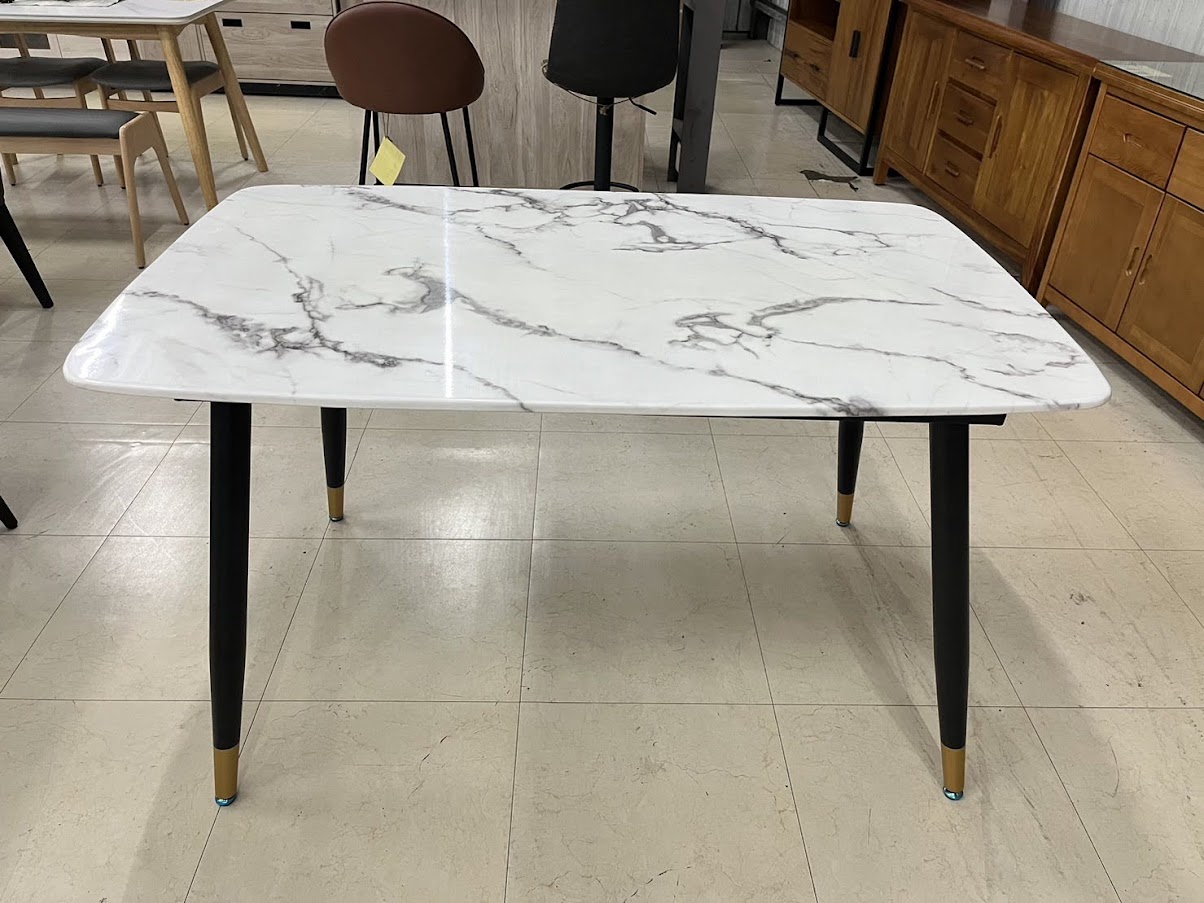 【尚品傢俱】JF-19 凱悅 4.3尺灰紋石餐桌
