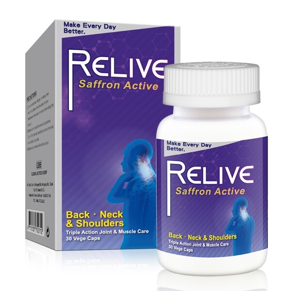ReLive 西班牙藏紅花護緊神方 (30顆/瓶)【i -優】