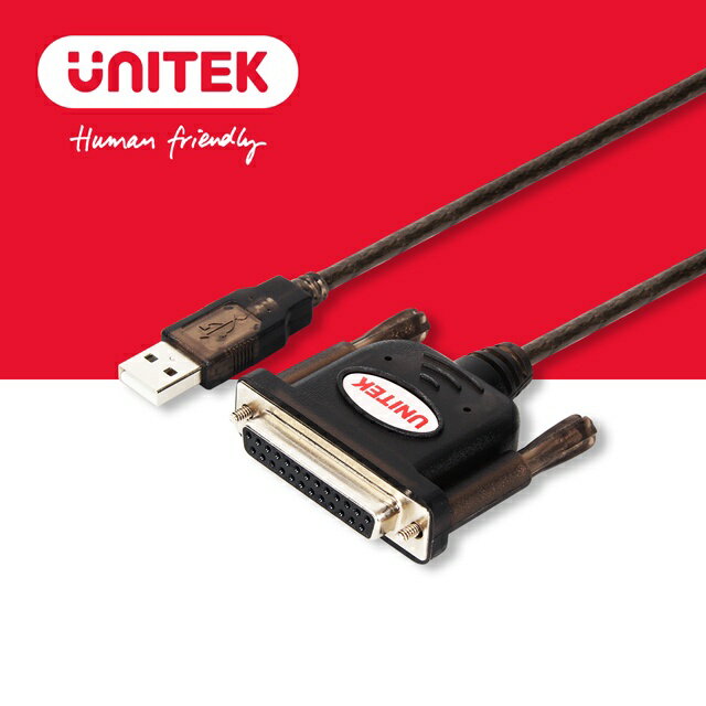 【樂天限定_滿499免運】UNITEK USB轉DB25並口印表機傳輸線 (Y-121)