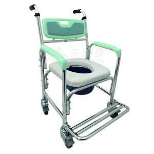 來而康 富士康 FZK-4301 便器椅 便盆椅 鋁合金 附輪固定
