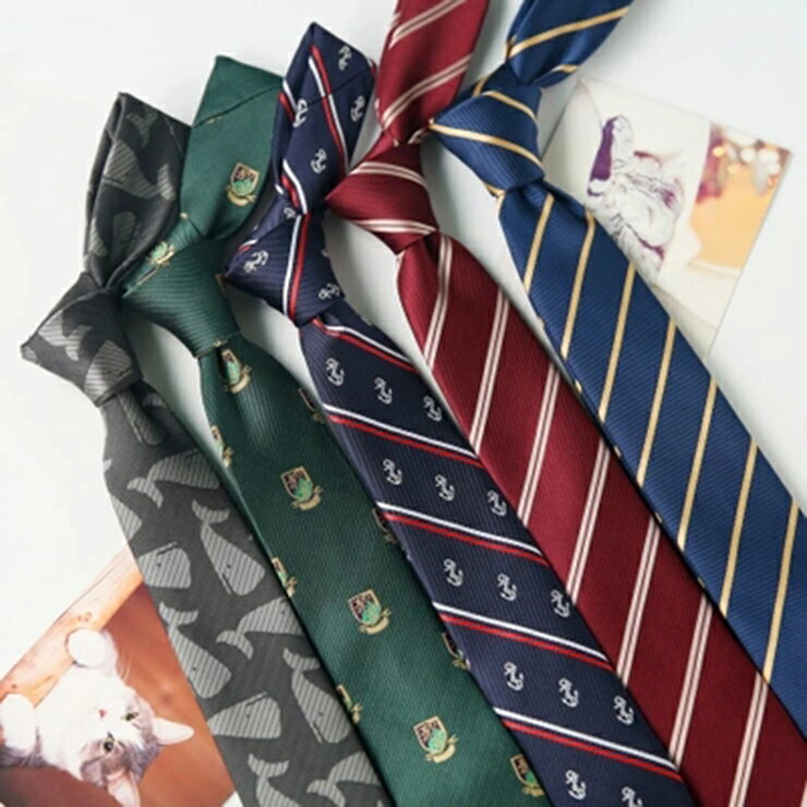 男生領帶  商務印花領帶 情侶休閒小領帶 搭配西裝領帶正裝領帶