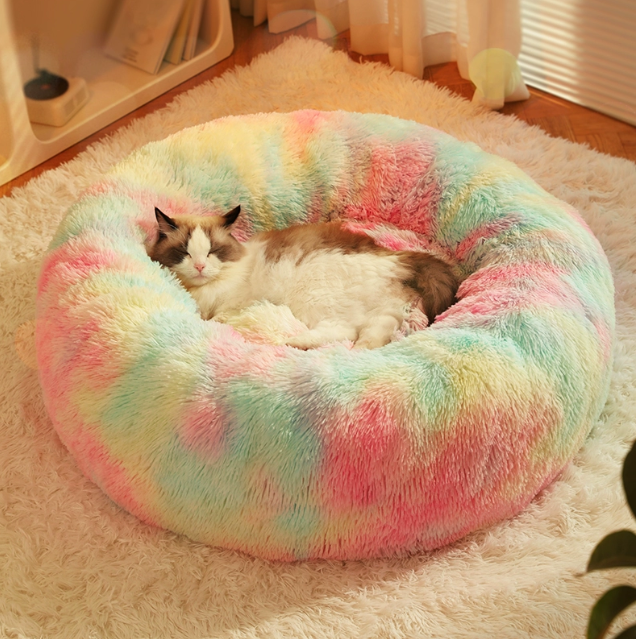 貓窩 冬季保暖超級大貓床毛絨寵物睡墊貓咪冬天睡覺的窩多貓大狗窩
