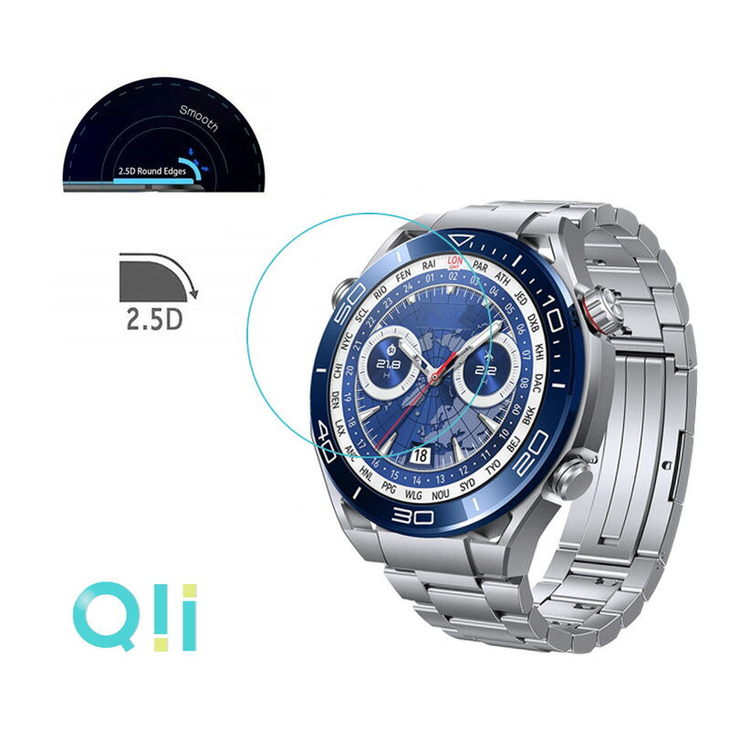 Qii HUAWEI Watch Ultimate 玻璃貼 (兩片裝)