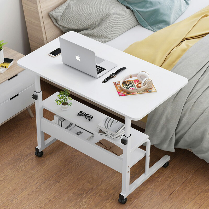 現代簡約床邊桌家用陽臺小桌子臥室創意可移動茶幾桌客廳沙發邊幾