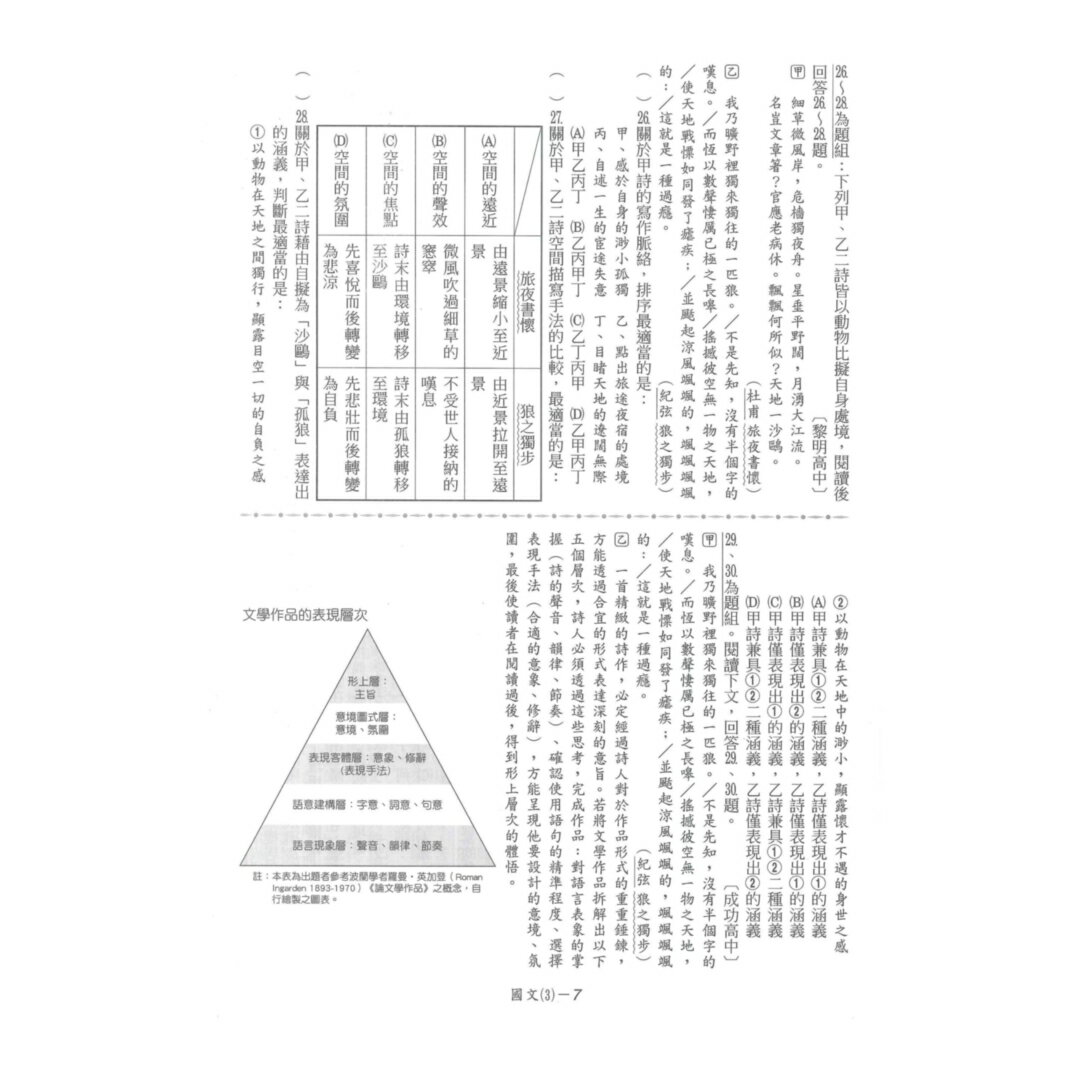 翰林高中試題挖挖哇國文(3) 4