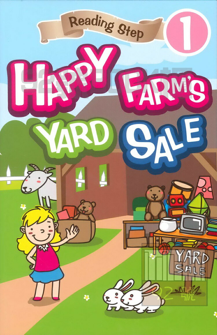 reading step 1 : happy farms yard sale