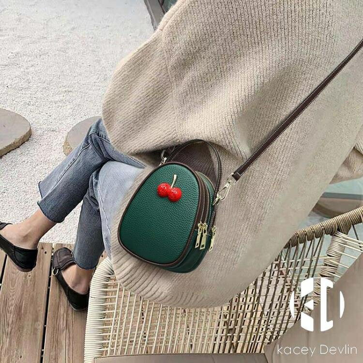 水桶包 牛皮女包單肩包百搭斜挎包手提小包交換禮物