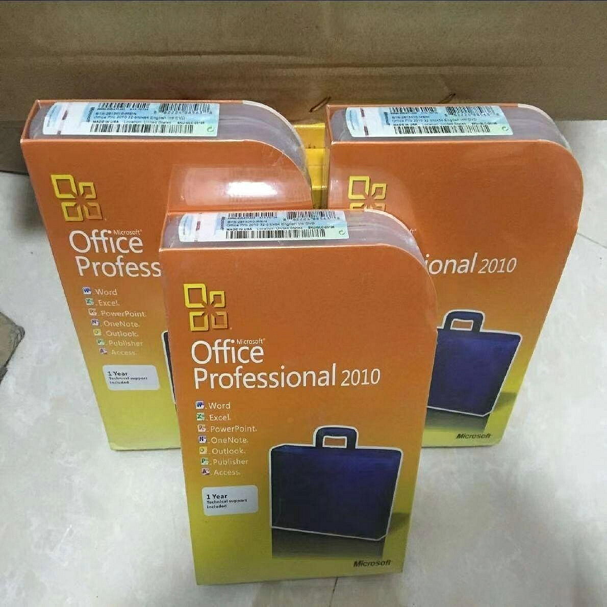 微軟Office 2010專業版正版授權 文書處理必備辦公軟體 永久啟用 Win10相容 高效辦公神【微軟批發零售】