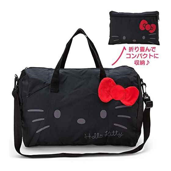 Hello Kitty 可折疊收納 行李箱加掛袋 KT 凱蒂貓 日貨 波士頓包 手提包 正版授權J00010171