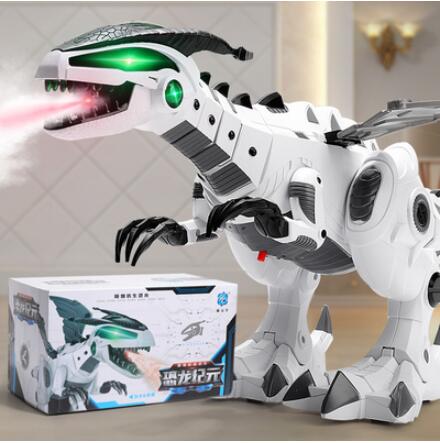 電動噴霧恐龍會走路的霸王龍機器機械2-6歲4男孩動物仿真兒童玩具【青木鋪子】