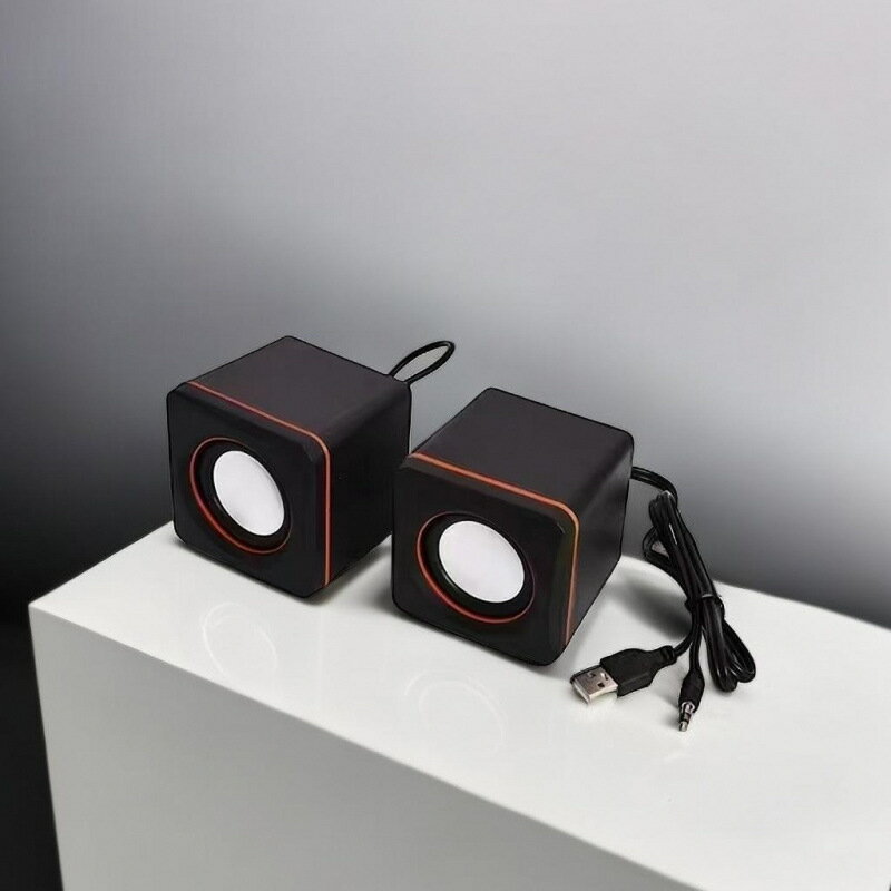 臺式電腦音響筆記本小音箱家用桌面迷你影響有線重低音通用喇叭【宜家良品百貨】