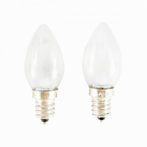 大拇指 LED燭台燈泡-白光(0.6W/ E12 / 2入) [大買家]