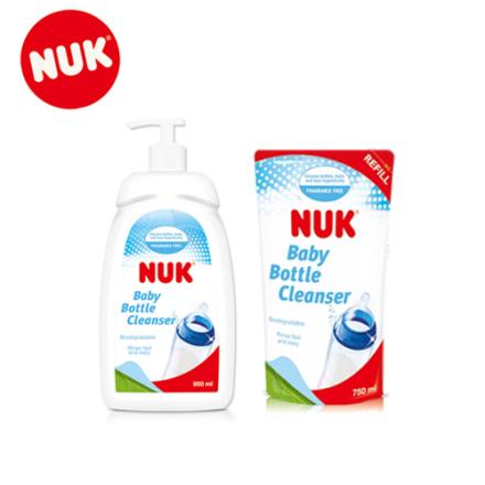 NUK 奶瓶清潔液(950ml+補充包750ml)